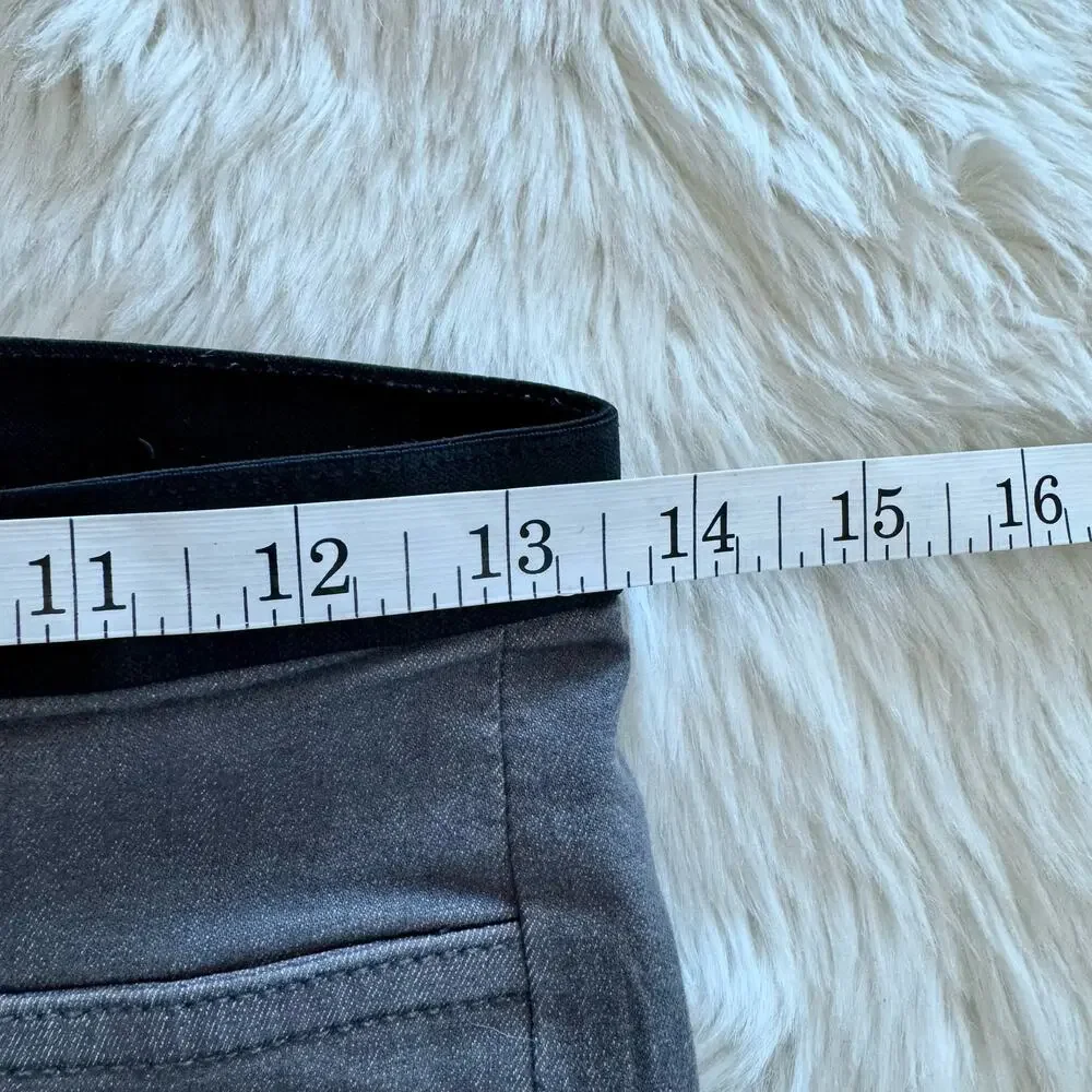 Helmut Gray Stretch Pull On Cropped Jeans 26